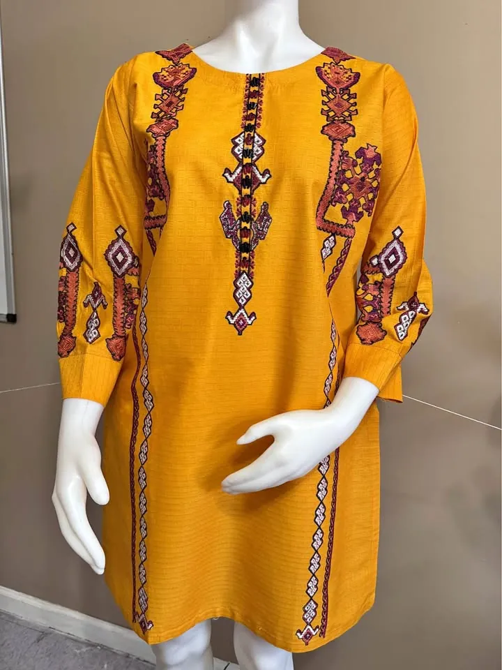 Cotton Embroidered Kurti / Kurta, photo 1 of 4