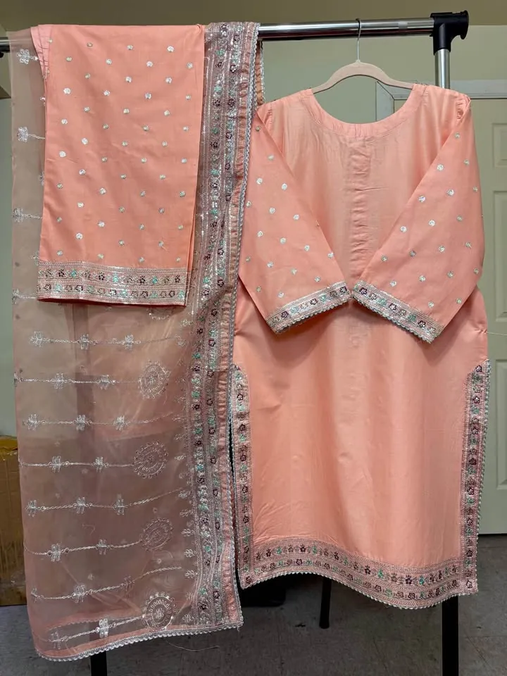Cotton Party Wear Dress, photo 4 of 5