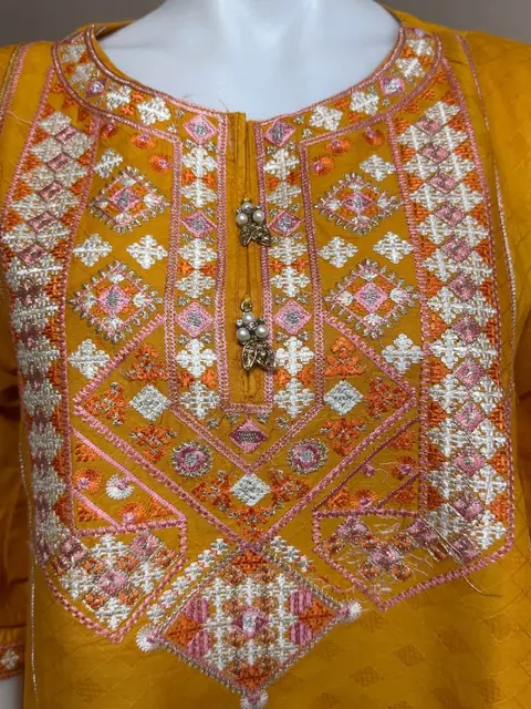 Cotton Embroidered Peplum Top, photo 5