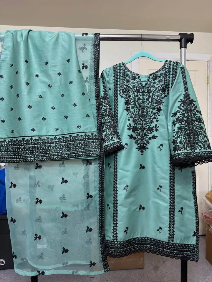 Cotton Party Wear Palazzo Dress, photo 3 of 5