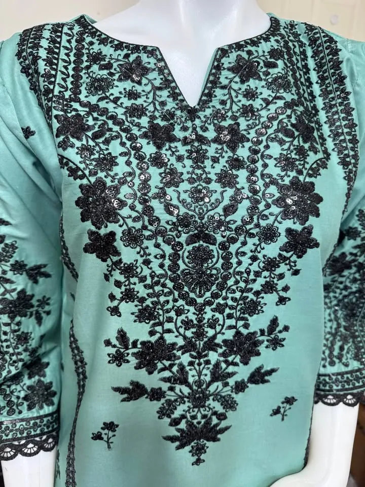 Cotton Party Wear Palazzo Dress, photo 5 of 5
