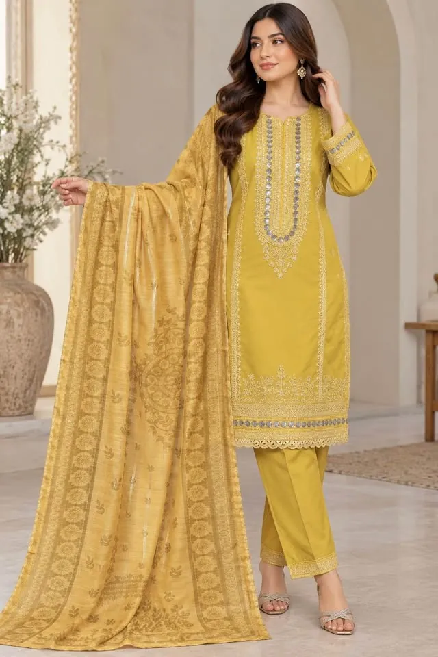 Cotton Embroidered 3-Piece Dress, photo 2 of 5
