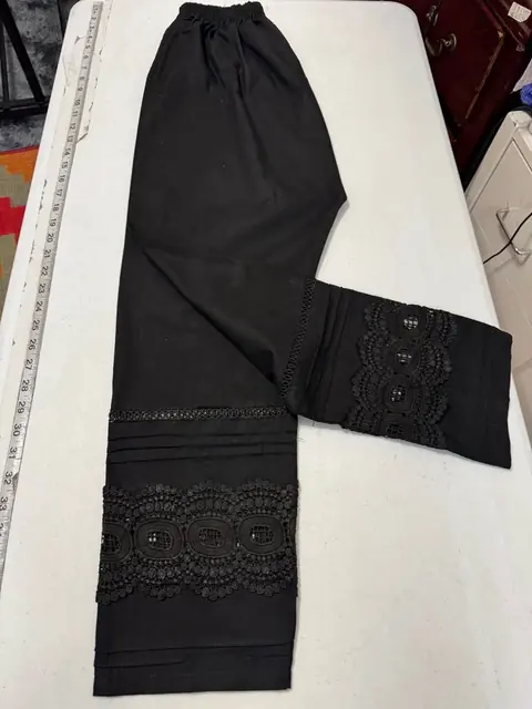 Black Stylish Cotton Pant, photo 3