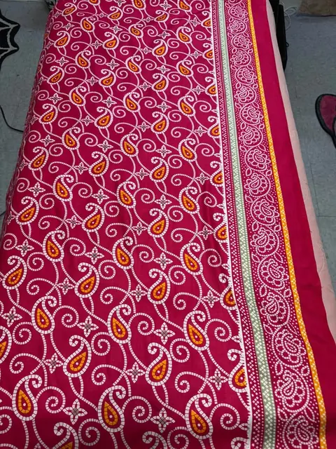 Pink Linen Chunri Print Dupatta / Shawl, photo 3