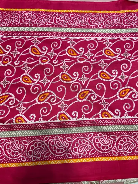 Pink Linen Chunri Print Dupatta / Shawl, photo 4