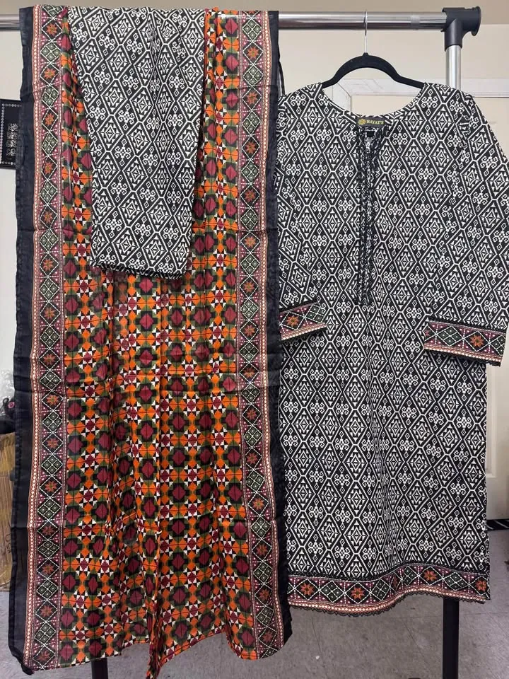 Branded Lawn Dress with Lawn Dupatta, photo 2 of 4