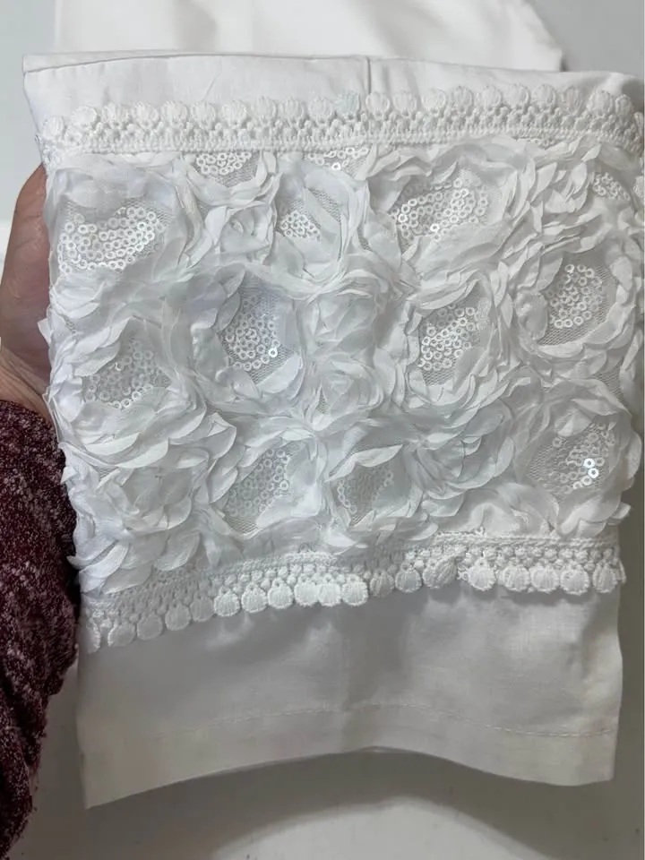 White Stylish Cotton Pant, photo 2 of 5