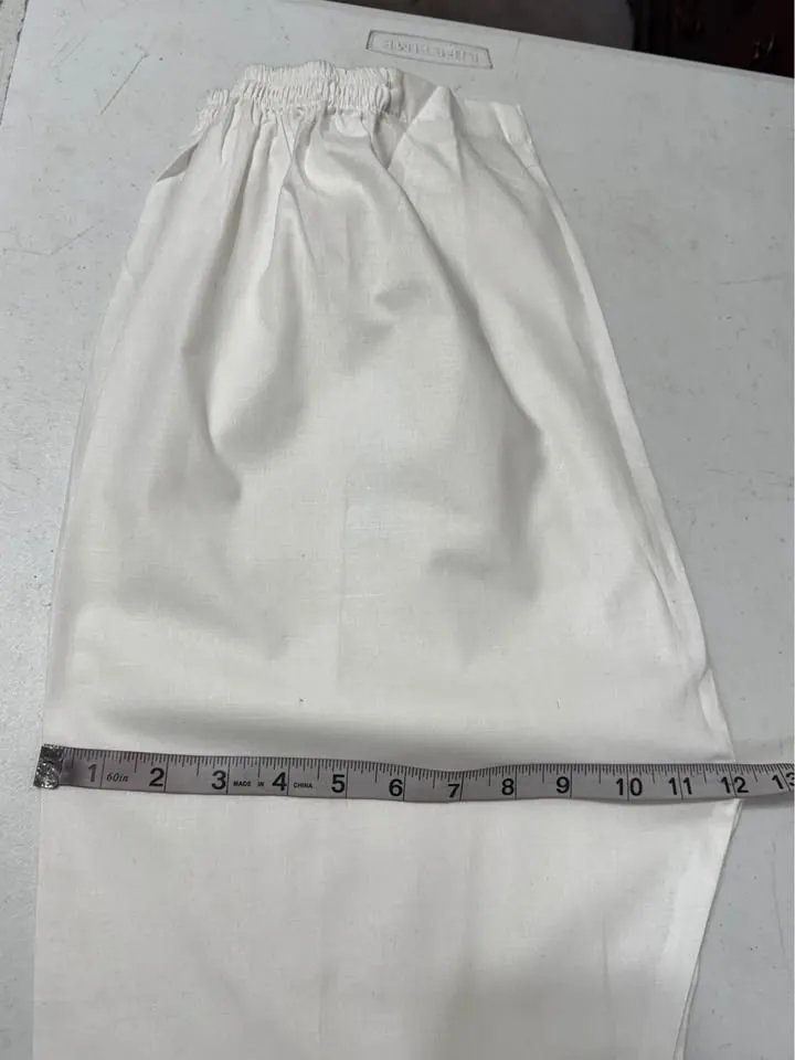 White Stylish Cotton Pant, photo 4 of 5