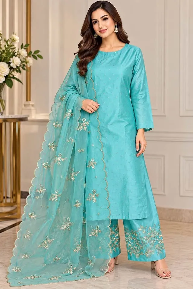 Party Wear Palazzo Dress