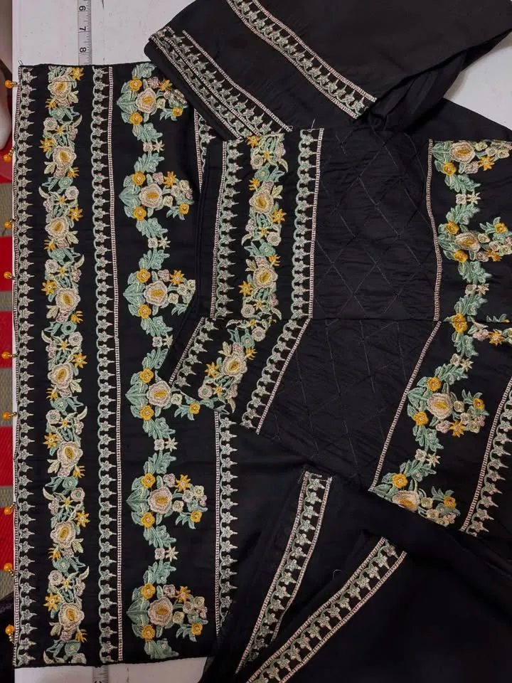 Linen Embroidered 3-Piece Dress, photo 4 of 4