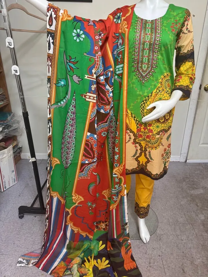 Branded Airjet Lawn Embroidered Dress, photo 1 of 6