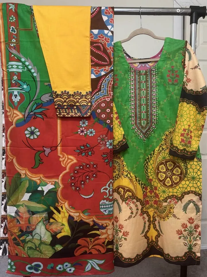 Branded Airjet Lawn Embroidered Dress, photo 2 of 6