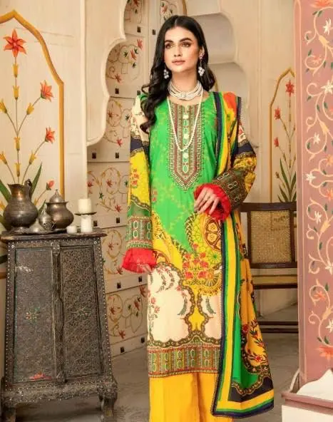 Branded Airjet Lawn Embroidered Dress, photo 6