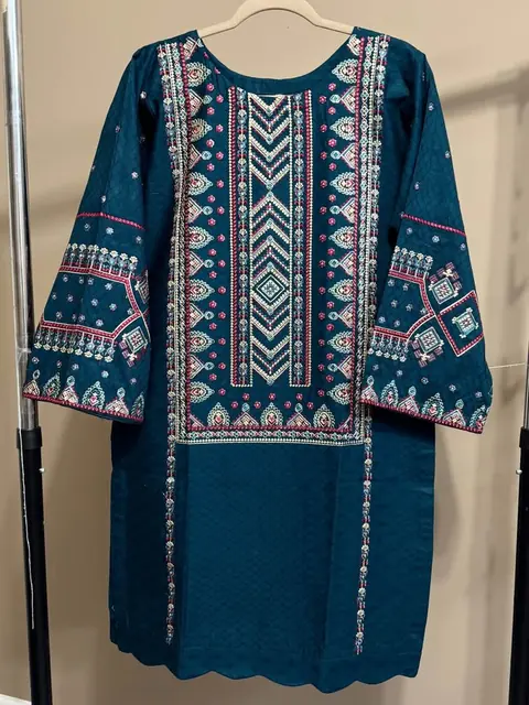 Cotton Both Sides Embroidered Kurti, photo 3