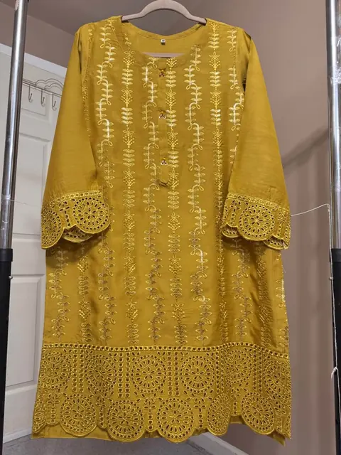 Viscose Chikankari Kurti / Top, photo 3