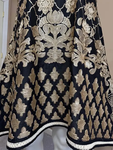 Black Viscose Embroidered Stylish Top, photo 5