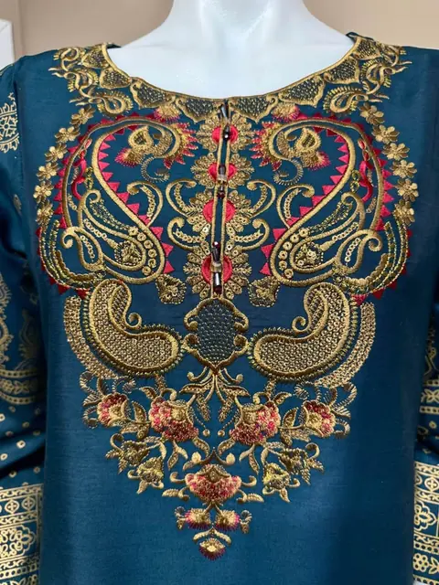 Viscose Embroidered Kurti / Top, photo 5