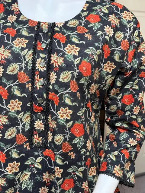 Branded Khaddar 2-Piece Maxi Dress, photo 3