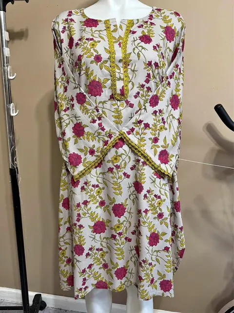 Linen Tailor Stitch Kurti