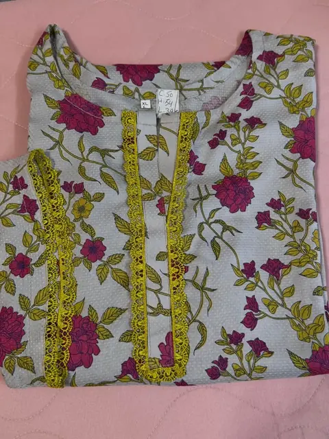 Linen Tailor Stitch Kurti, photo 3