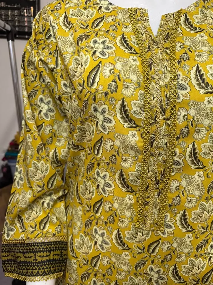 Branded Cotton Lawn 3-Piece Dress, photo 4 of 4