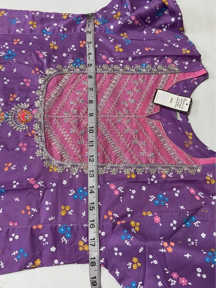 Purple Girls' 2-Piece Dress, photo 2 of 5