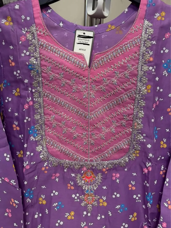 Purple Girls' 2-Piece Dress, photo 4 of 5
