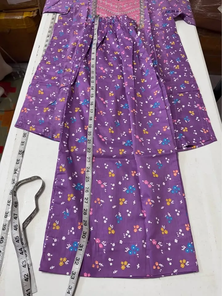 Purple Girls' 2-Piece Dress, photo 5 of 5