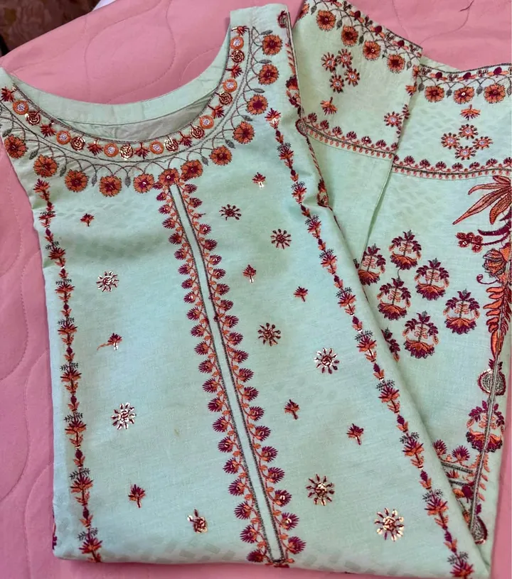 Cotton Embroidered Kurti / Kurta, photo 4 of 4